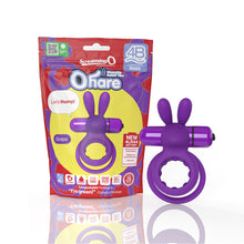 Screaming O 4B Ohare Vibrating Rabbit Double Cockring Grape