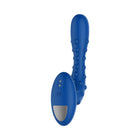Forto Studded Pro Rechargeable Silicone Vibrating Anal Massager Blue