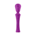 FemmeFunn Ultra Wand XL Rechargeable Flexible Textured Silicone Vibrator Purple