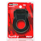 Hunkyjunk Revring Cockring with Bullet Vibrator Tar Ice