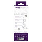 VeDO Twist Rechargeable Silicone Vibrating Anal Plug Purple