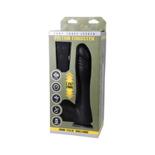 Fort Troff Piston Thruster Mini Fuck Machine Rechargeable Remote-Controlled Silicone 8.5 in. Thrusting Dildo Black