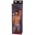 Signature Cocks Alex Jones ULTRASKYN 11 in. Dual Density Dildo with Removable Vac-U-Lock Suction Cup Tan