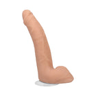 Signature Cocks Quinton James 8 in. Dual-Density Dildo with Vac-U-Lock Suction Cup Beige