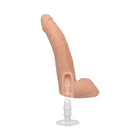 Signature Cocks Quinton James 8 in. Dual-Density Dildo with Vac-U-Lock Suction Cup Beige