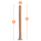 Dr. Skin 19 in. Dildo Beige