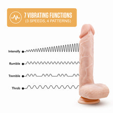 Dr. Skin Silicone Dr. Ethan Remote Rechargeable 8.5 in. Gyrating Vibrating Dildo Beige