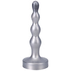 Tantus Ripple Small 8 in. Anal Beads Dildo Firm Silver