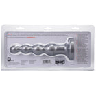 Tantus Ripple Large 8 in. Anal Beads Dildo Medium-Firm Silver