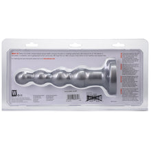 Tantus Ripple Large 8 in. Anal Beads Dildo Medium-Firm Silver