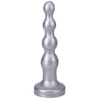 Tantus Ripple Large 8 in. Anal Beads Dildo Medium-Firm Silver