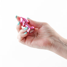 Rear Assets Petite Metal Anal Plug Pink