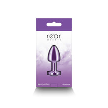 Rear Assets Petite Metal Anal Plug Purple