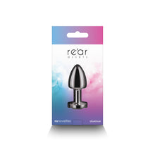 Rear Assets Petite Metal Anal Plug Gunmetal/Rainbow