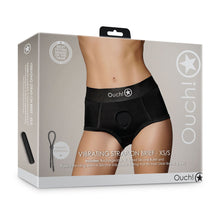 Ouch! Vibrating Strap-on Brief Black XS/S
