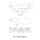 Ouch! Vibrating Strap-on Hipster Black M/L