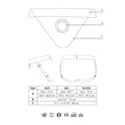 Ouch! Vibrating Strap-on Panty Harness with Open Back Black XL/2XL