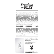 Playboy Tux Small Metal Anal Plug Hematite