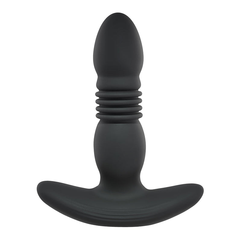 Playboy Trust The Thrust Thrusting Vibrating Anal Plug Black