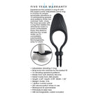 Zero Tolerance Perfect Fit Rechargeable Vibrating Silicone Lasso Cockring Black