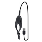 Zero Tolerance Perfect Fit Rechargeable Vibrating Silicone Lasso Cockring Black