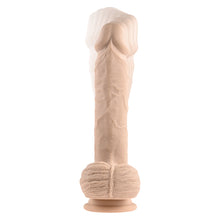 Evolved Full Monty Rechargeable Remote-Controlled Thrusting Twirling 9 in. Silicone Dildo Light
