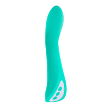 Evolved Come With Me Rechargeable ''Come Hither'' Silicone Vibrator Green