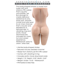 Zero Tolerance Body Language Stroker TPE Light