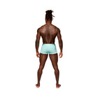 Male Power Easy Breezy Mini Short Sleeve Aqua M