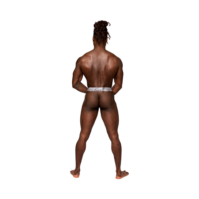 Male Power S''naked Power Sock Silver/Black L/XL