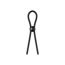Nexus Forge Adjustable Silicone Lasso Cockring Black