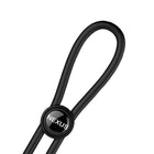 Nexus Forge Adjustable Silicone Cock and Ball Lasso Ring Black