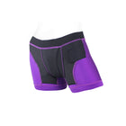 SpareParts Tomboii Nylon Boxer Briefs Harness Purple/Black Size XS