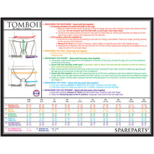 SpareParts Tomboii Rayon Boxer Briefs Harness Black Size S