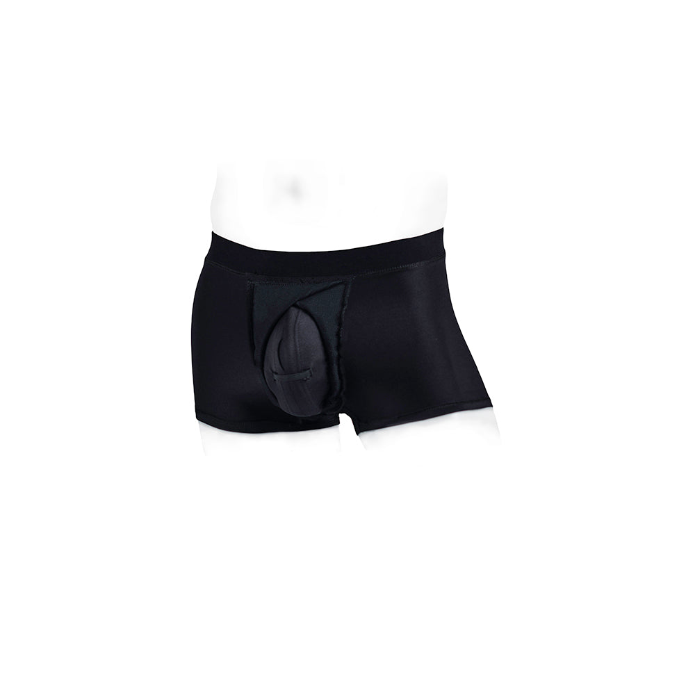 SpareParts Pete Trunks Nylon Packing Underwear Black Size S
