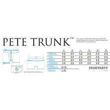 SpareParts Pete Trunks Nylon Packing Underwear Black Size 3XL