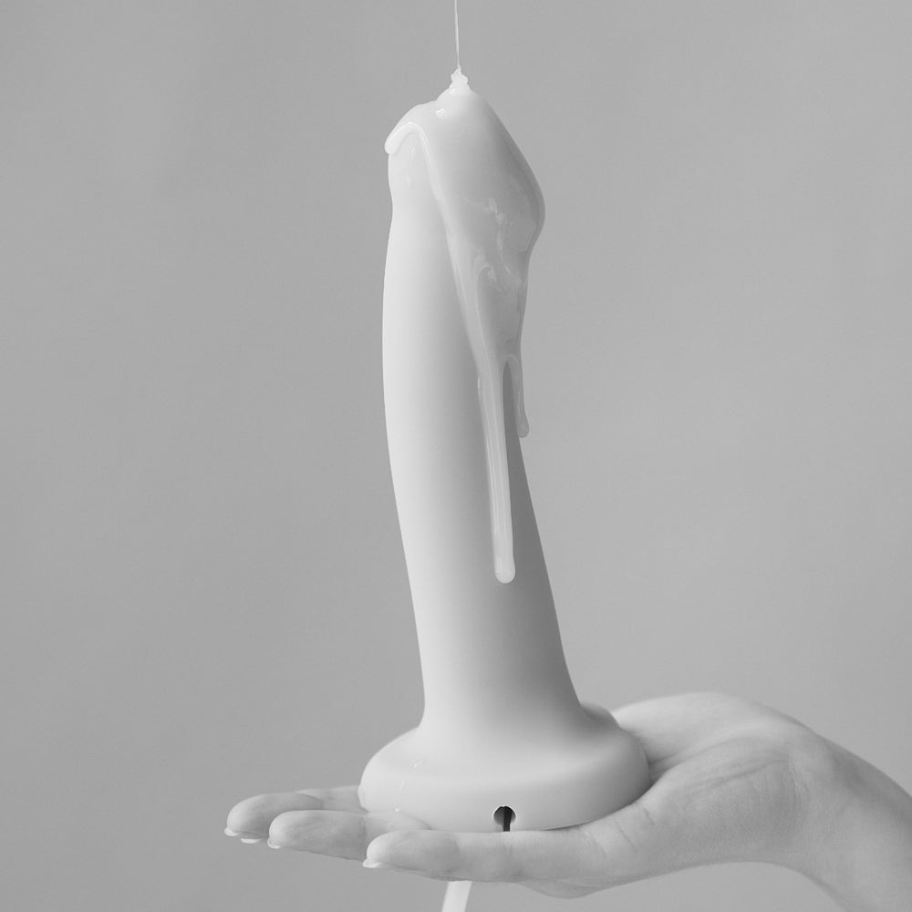 Strap-On-Me Squirting Cum Dildo Vanilla Small (fluid not included)