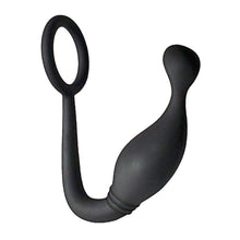 Nasstoys Butts Up P-Spot Pleasure Silicone Cock Ring & Anal Plug Black