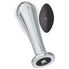 Nasstoys Ass-Sation Remote Vibrating Metal Anal Bulb Silver