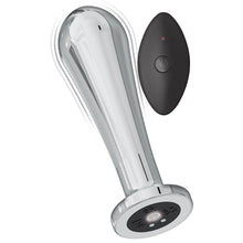 Nasstoys Ass-Sation Remote Vibrating Metal Anal Bulb Silver