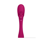 VIVE MIRAI Rechargeable Double Ended Pulse Wave & Air Wave Bendable Silicone Vibrator Pink