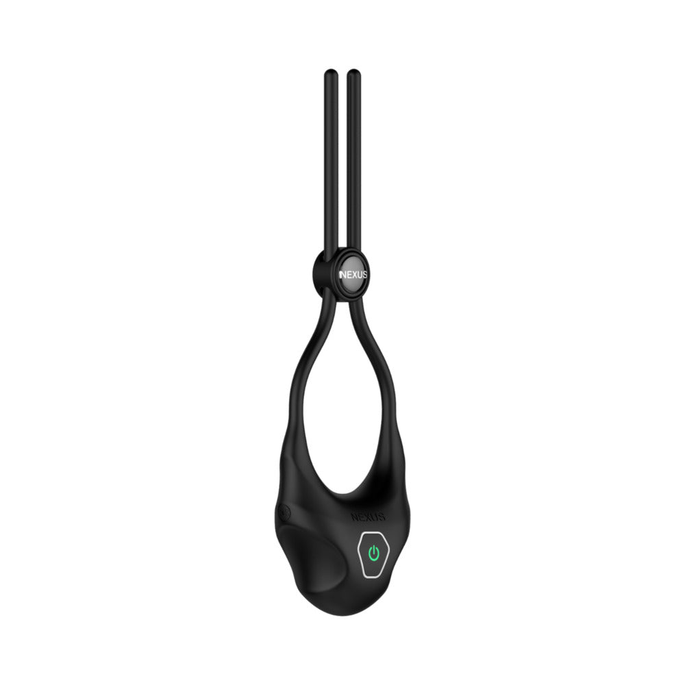 Nexus Forge Adjustable Vibrating Cock Ring Black