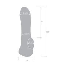 Blue Line 6.25 in. Transparent Penis Enhancing Sleeve Extension