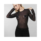 Bijoux Indiscrets Flash Reusable Glitter Pasties Cross Black