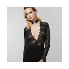 Bijoux Indiscrets Desir Metallique Mesh Collar Black