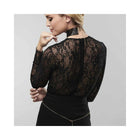 Bijoux Indiscrets Desir Metallique Mesh Collar Black