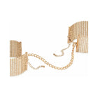 Bijoux Indiscrets Desir Metallique Mesh Handcuffs Gold