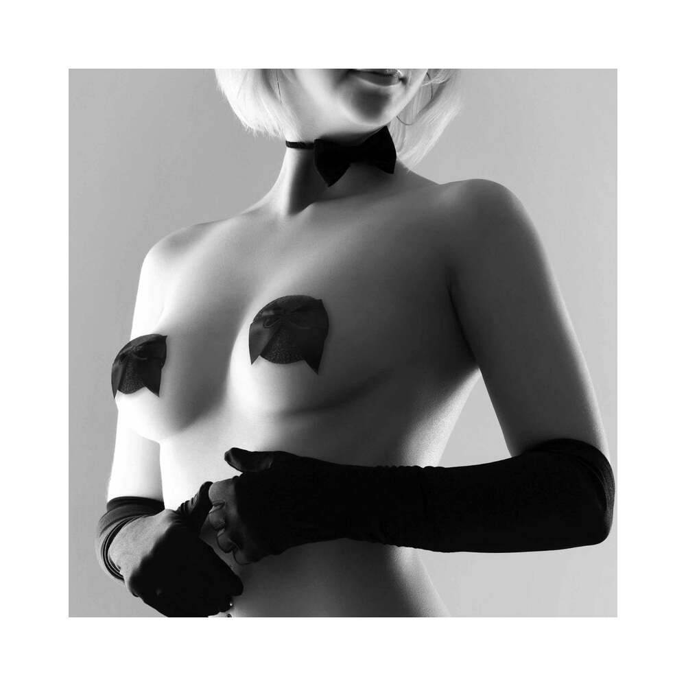 Bijoux Indiscrets Burlesque Pasties Glitter & Satin Bow
