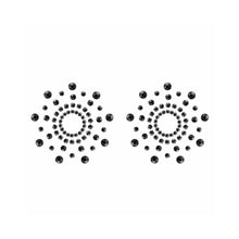 Bijoux Indiscrets Mimi Rhinestone Pasties Circles Black