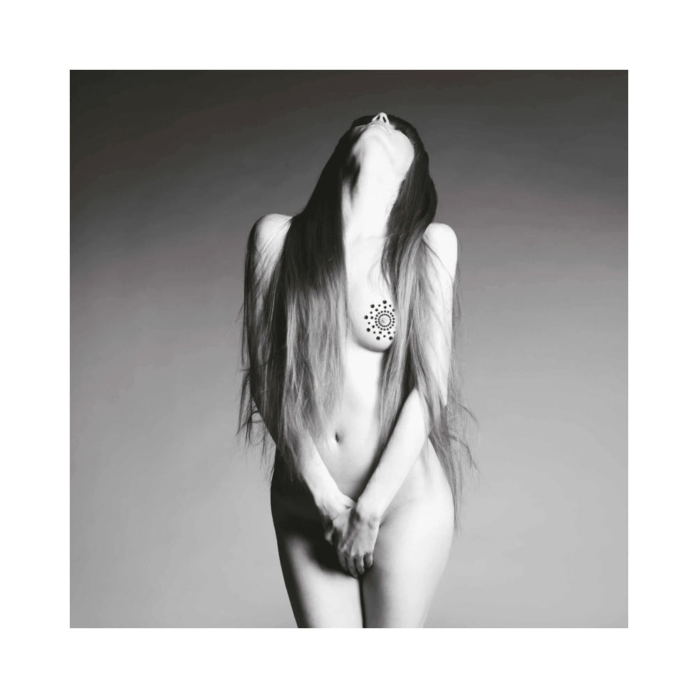 Bijoux Indiscrets Mimi Rhinestone Pasties Circles Crystal Clear